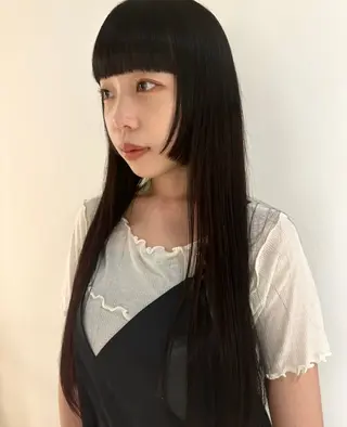 ロング カラー やまもと さえのヘアスタイル