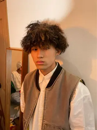パーマ メンズ Do.所属・加藤 蓮のヘアスタイル