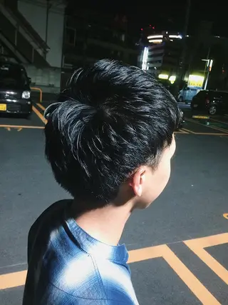 ショート ヘアアレンジ 遠藤悠大/メンズ縮毛 /メンズカットのヘアスタイル