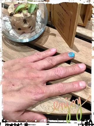 メンズ ネイル 佐藤 まりえのネイルデザイン