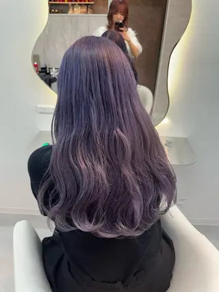 ロング カラー Rio🎀 艶カラー/韓国のヘアスタイル