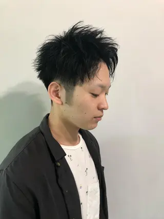 メンズ 森本裕/オーナー/ スパイラルパーマのヘアスタイル