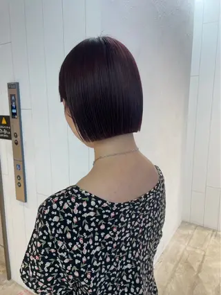 カラー ❄️透明感カラー/ ボブ/けんしん🌿のヘアスタイル