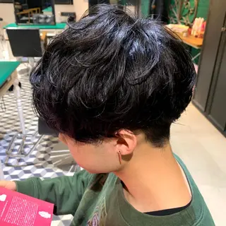 ショート パーマ メンズ "小顔カット" Fuko.のヘアスタイル