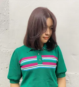 ミディアム カラー 🍓URARA 🥀最強ハイトーン❤のヘアスタイル