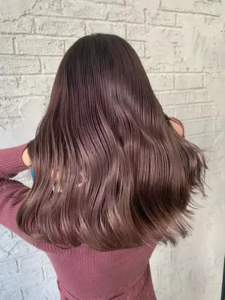 セミロング 🇺🇸ハイライト特 化美容師🇺🇸漆沢のヘアスタイル