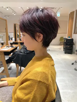 ショート カラー 🌟イメチェン美容師 🌟清水 大輝のヘアスタイル