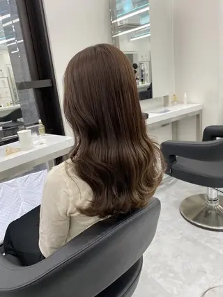カラー ♡透明感ブラウン♡ sayaka🧸のヘアスタイル