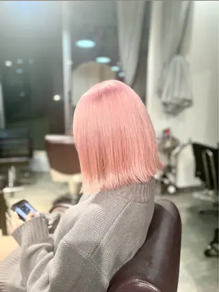 ミディアム カラー 🌈インナーカラー ‘ショウマ’🌈のヘアスタイル