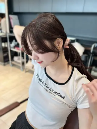 🎀大竹美侑/顔まわ りカット/レイヤーのヘアスタイル