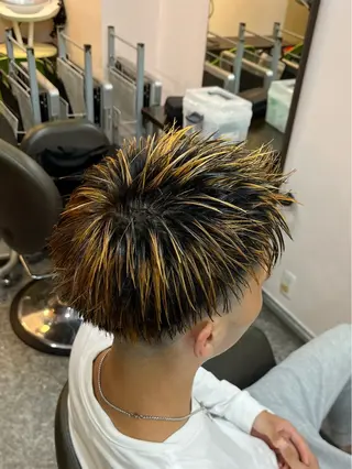 ミディアム カラー CuMARi所属・歴7年🔥メンズ専門 100％満足させますのヘアスタイル