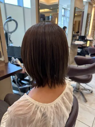 ミディアム ⭐️透明感カラー/ パーマ⭐️宮野翔のヘアスタイル