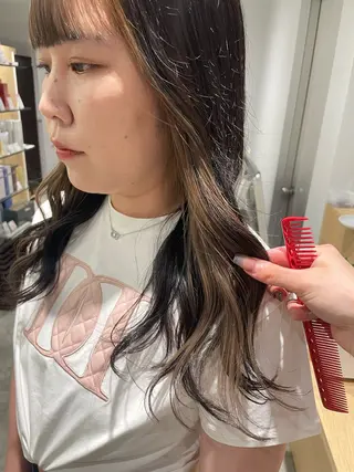 ロング カラー Zina【梅田】 /田中 沙弥のヘアスタイル