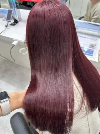 ロング 💗暖色カラー💗 ツヤ髪💗Mayaのヘアスタイル