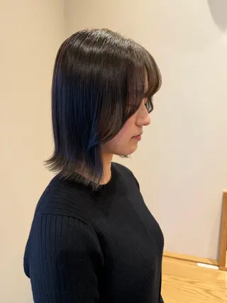 ミディアム カラー 🤍江坂 ハヤシアヤナ🤍のヘアスタイル