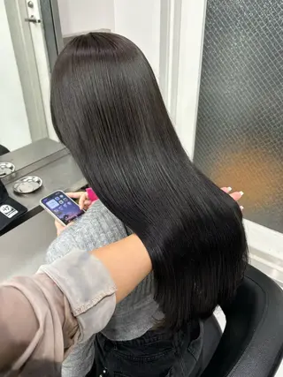 ロング カラー Beleza Era所属・韓国レイヤー/ 縮毛矯正🎀minaのヘアスタイル