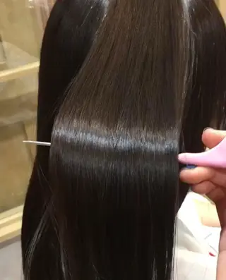 ロング 艶髪✨韓国風🌷 今田  水風🐰のヘアスタイル