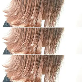 ミディアム カラー ACROあべの店所属・艶カラー/インナー /グラデ/大西小百合のヘアスタイル