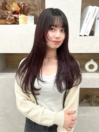 ロング 🫧ふじたまゆ🫧 レイヤーカット✂︎のヘアスタイル