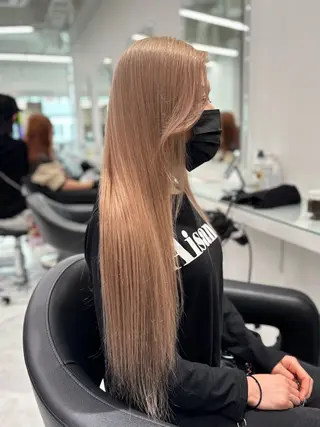 ロング カラー 💖ミルクティー💖 あかり💖のヘアスタイル