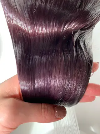 ロング カラー FRAME＋spa&hair roomなんば駅前店所属・🦋タナカ ヒナ🦋 ブリーチなしカラーのヘアスタイル
