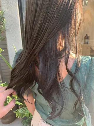 ロング 艶髪color💎髪 質改善ストレート大吉のヘアスタイル