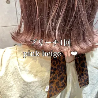 ミディアム ヘアアレンジ HAIR SALON M Fe's所属・透明感カラー/レイヤ ー/小谷野真緒のヘアスタイル