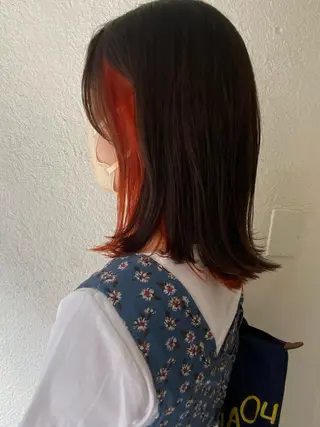 ミディアム カラー COLO✨️ 白川綺香のヘアスタイル