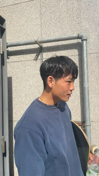 メンズ 葵🌊ツヤカラー/ 髪質改善🫧のヘアスタイル