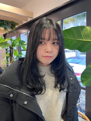 セミロング 西新  MAHIRO 🩵🫧艶髪🩵🫧のヘアスタイル