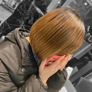 ミディアム 杉木 勝太のヘアスタイル