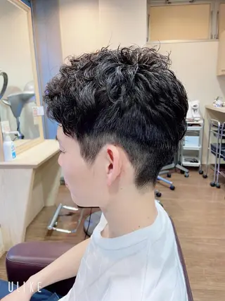 ショート VISAGE   join所属・コバヤシ ユウスケのヘアスタイル