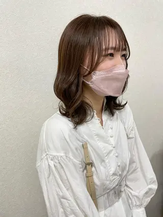 ミディアム カラー 2do☁️ ワタナベ　アヤのヘアスタイル