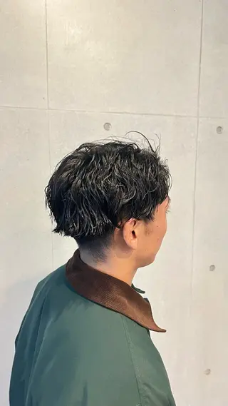 ショート パーマ メンズ 湘南のパーマ職人 🔥清水琉葵🔥のヘアスタイル