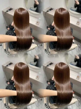 ロング カラー Ella所属・nana【艶髪】/ レイヤー/縮毛矯正のヘアスタイル