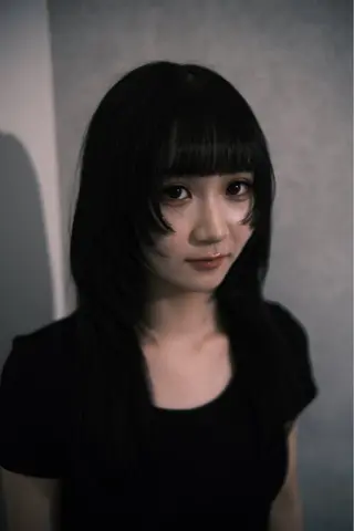 ミディアム sunc所属・レイヤーカット ワンホンヘアそうたのヘアスタイル