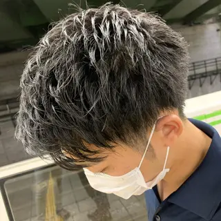 ショート メンズ 銀座 関のヘアスタイル