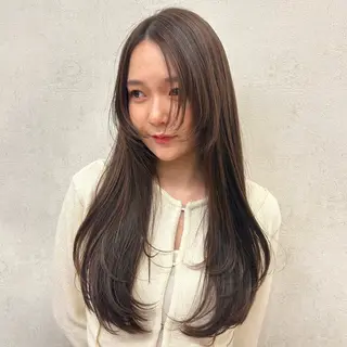 ロング メンズ縮毛矯正 ニュアンスパーマのヘアスタイル