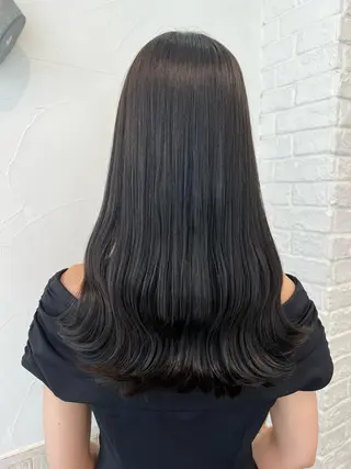 ロング カラー 下池 紗加のヘアスタイル