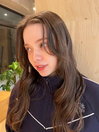 ロング カラー うる艶カラー/美髪 トリートメント/めいのヘアスタイル