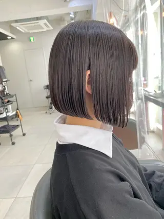 ショート ボブ/くびれボブ /植原健太のヘアスタイル