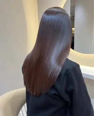 ロング みっちー/ブリーチ なしダブルカラーのヘアスタイル