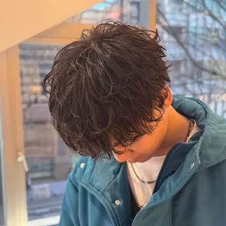 ショート パーマ メンズ 名古屋のメンズ職人 /わたるのヘアスタイル