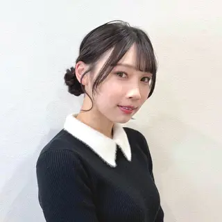 ミディアム ヘアアレンジ Swag Tokyo所属・ヘアメイク/眉毛 ユカのヘアスタイル