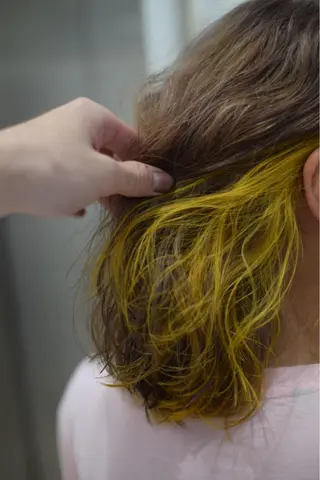 カラー ハイトーンカラー RYUのヘアスタイル