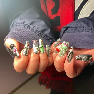 ネイル NICO nail　三軒茶屋店　ネイル＆アイラッシュ所属・oichan 𖦹°‧のネイルデザイン