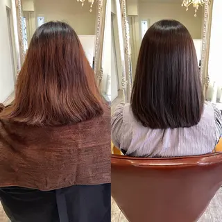 ミディアム 八事/CREER/ Wakanaのヘアスタイル