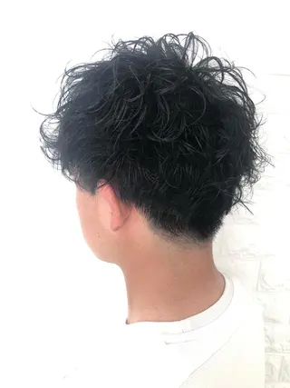 ショート パーマ メンズ 北脇 健治のヘアスタイル