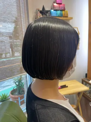 ショート ボブ/インナーカラー ショート/佐野祥子のヘアスタイル