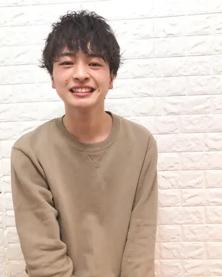 ショート パーマ メンズ メンズパーマ/ スパイキー/神田正紀のヘアスタイル